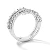 Thumbnail Image 4 of 1 CT. T.W. Lab-Grown Diamond Bypass Wraparound-Look Ring in Sterling Silver (F/VS2)