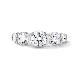 2-1/2 CT. T.W. Certified Lab-Grown Diamond Five-Stone Anniversary Band in 14K White Gold (F/VS2)
