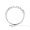 Thumbnail Image 2 of 1 CT. T.W. Emerald-Cut Lab-Grown Diamond Anniversary Band in 14K White Gold (F/VS2)