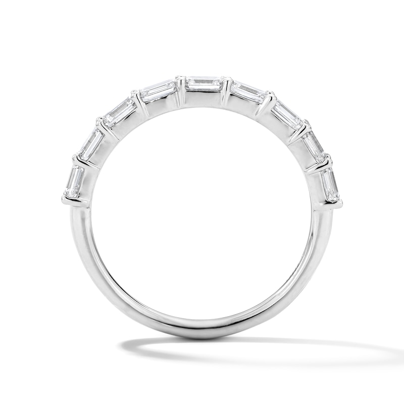 Main Image 2 of 1 CT. T.W. Emerald-Cut Lab-Grown Diamond Anniversary Band in 14K White Gold (F/VS2)