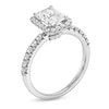 Thumbnail Image 3 of 2 CT. T.W. Radiant-Cut Certified Lab-Grown Diamond Frame Engagement Ring in Platinum (F/VS2)