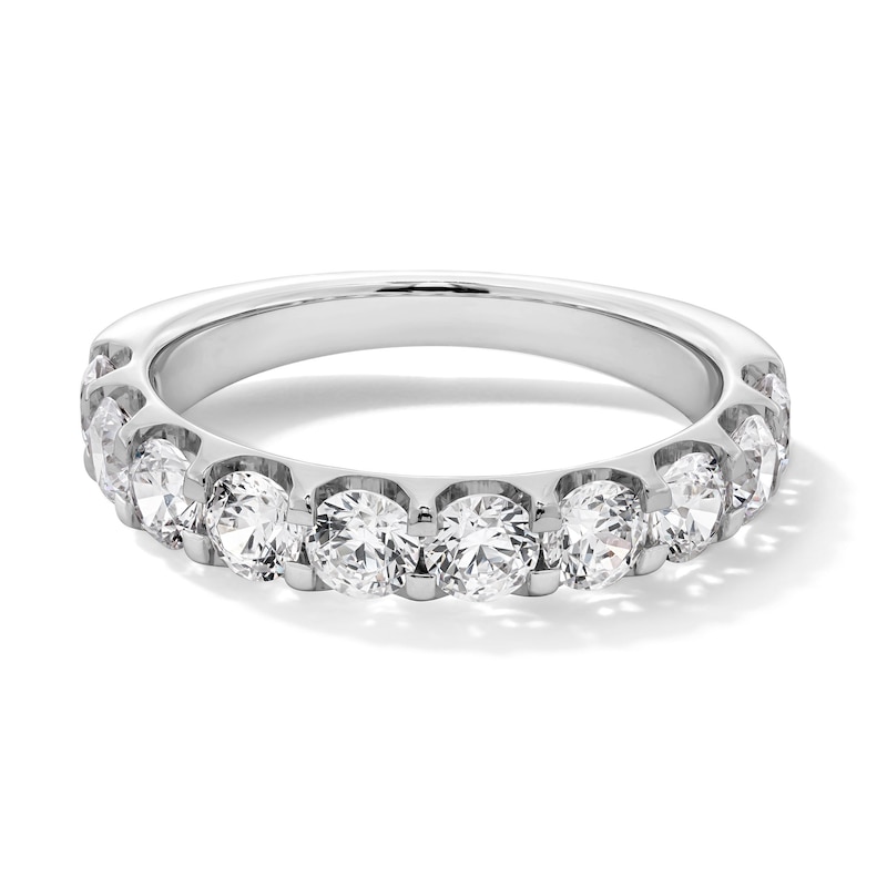 Main Image 1 of 2 CT. T.W. Lab-Grown Diamond 10-Stone Anniversary Band in Platinum (F/VS2)