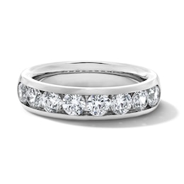 2 CT. T.W. Certified Lab-Grown Diamond Channel-Set Band in Platinum (F/VS2)