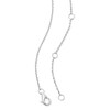 Thumbnail Image 3 of Cushion-Cut Aquamarine and Diamond Accent Pendant in Sterling Silver
