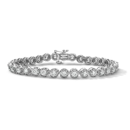 5 CT. T.W. Lab-Grown Diamond Tennis Bracelet in 10K White Gold (F/SI2)