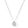 Thumbnail Image 1 of 1/10 CT. T.W. Lab-Grown Diamond Teardrop Pendant in Sterling Silver (F/VS2)