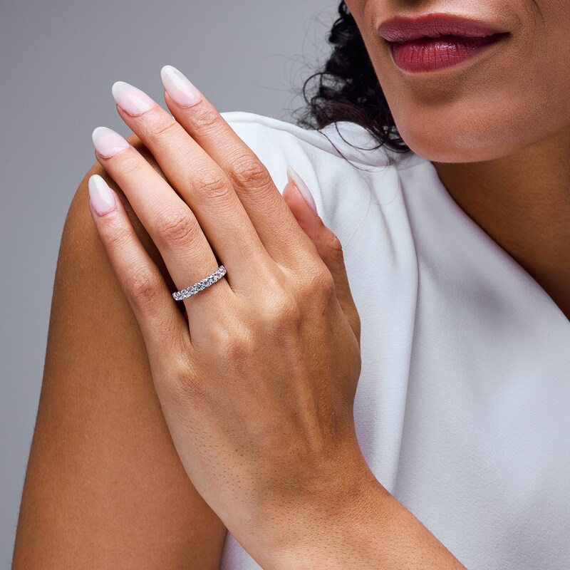 Main Image 2 of 1 CT. T.W. Lab-Grown Diamond Anniversary Band in Platinum (F/VS2)