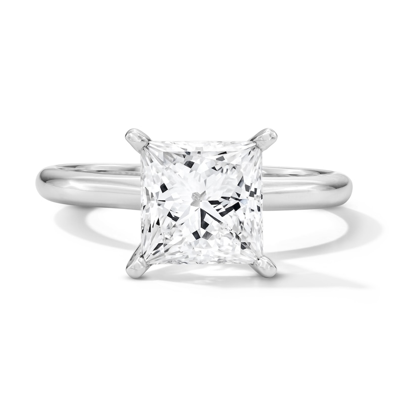 Main Image 1 of 2 CT. T.W. Princess-Cut Certified Lab-Grown Diamond Solitaire Engagement Ring in Platinum (F/VS2)