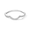 Thumbnail Image 1 of 1/5 CT. T.W. Lab-Grown Diamond Contour Band in Platinum (F/SI2)