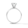 Thumbnail Image 3 of 1-1/2 CT. T.W. Oval Certified Lab-Grown Diamond Solitaire Engagement Ring in Platinum (F/VS2)