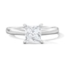Thumbnail Image 1 of 1 CT. T.W. Princess-Cut Certified Lab-Grown Diamond Solitaire Engagement Ring in Platinum (F/VS2)