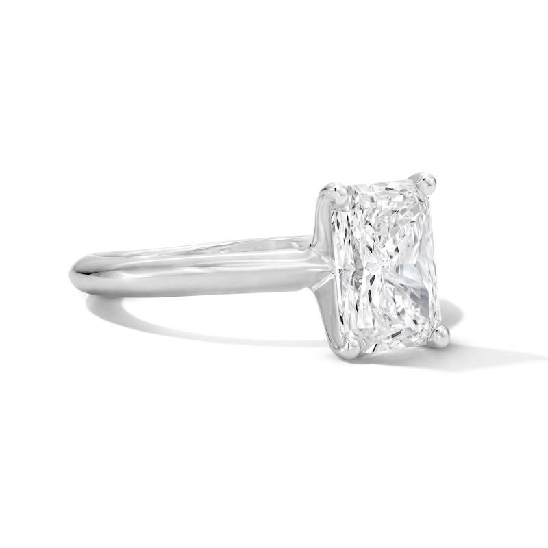 Main Image 3 of 2 CT. T.W. Radiant-Cut Certified Lab-Grown Diamond Solitaire Engagement Ring in Platinum (F/VS2)
