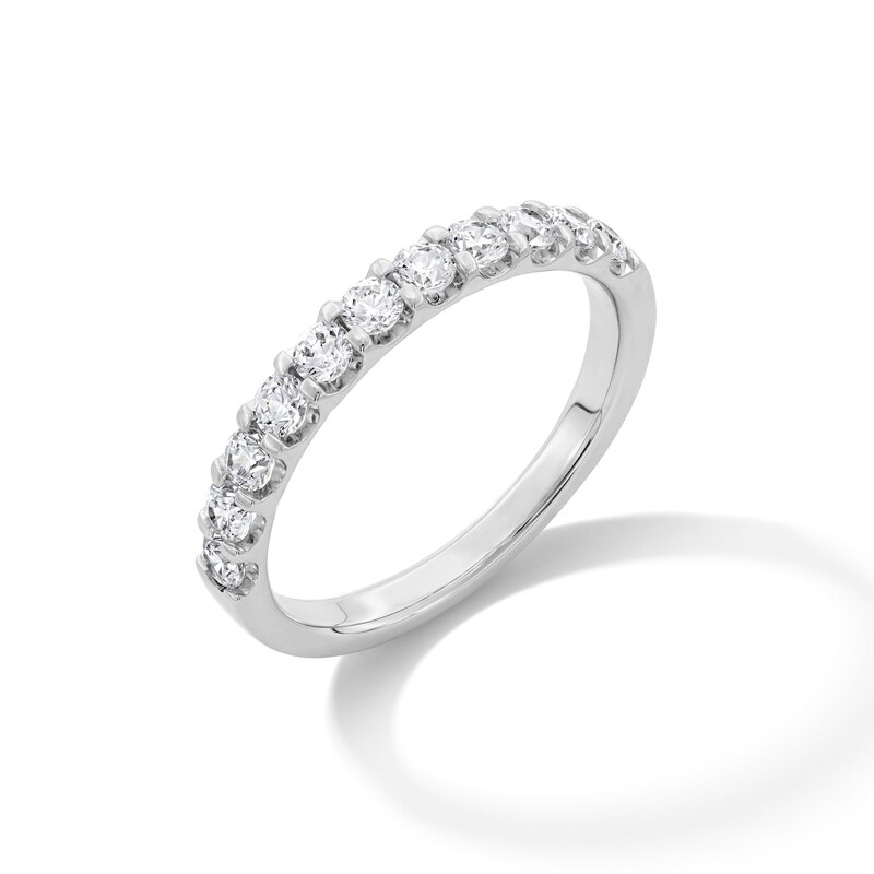 Main Image 3 of 5/8 CT. T.W. Diamond Anniversary Band in Platinum