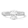 Thumbnail Image 1 of 1 CT. T.W. Oval Certified Lab-Grown Diamond Solitaire Engagement Ring in Platinum (F/VS2)
