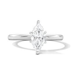 1 CT. T.W. Marquise-Cut Certified Lab-Grown Diamond Solitaire Engagement Ring in Platinum (F/VS2)