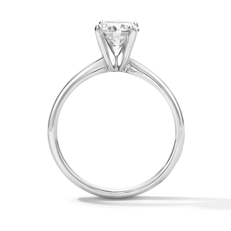 Main Image 2 of 1 CT. T.W. Certified Lab-Grown Diamond Solitaire Engagement Ring in Platinum (F/VS2)