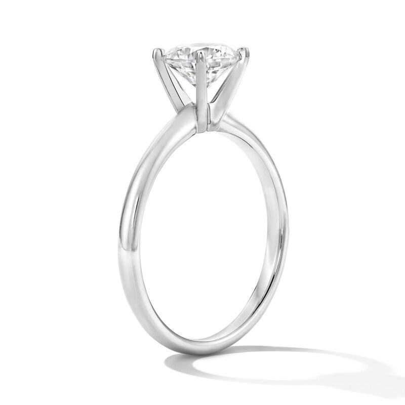 Main Image 3 of 1 CT. T.W. Certified Lab-Grown Diamond Solitaire Engagement Ring in Platinum (F/VS2)