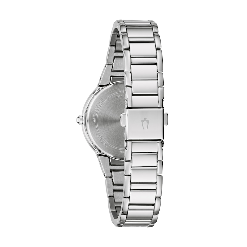 Main Image 3 of Ladies' Bulova Watch with Blue Mother-of-Pearl Dial and Crystal Bezel (Model: 96L288)