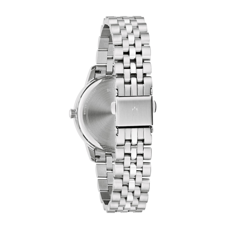 Main Image 3 of Ladies' Bulova Classic Watch with Diamond Accented Blue Dial (Model: 96P259)