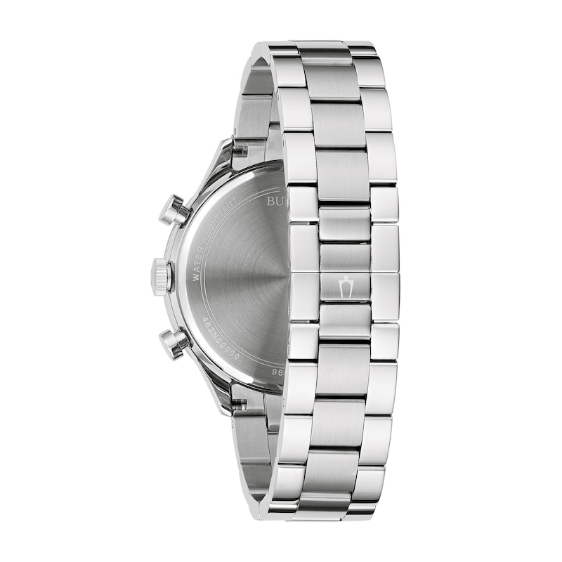 Main Image 3 of Men's Bulova Classic Chronograph Watch with Blue Dial (Model: 96A323)