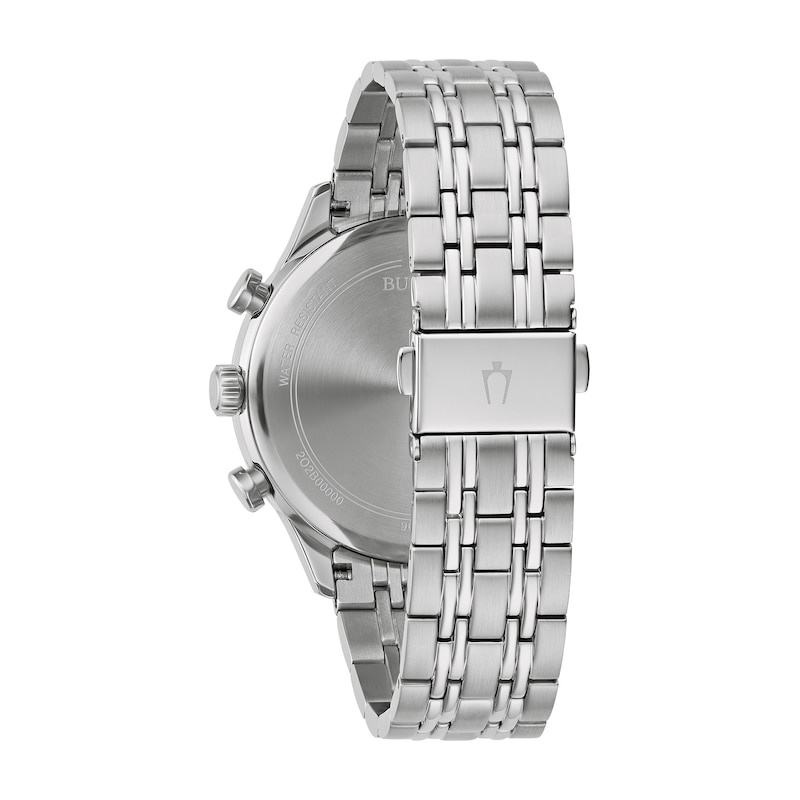 Main Image 3 of Men's Bulova Classic Chronograph Watch with Black Dial (Model: 96A295)