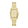 Thumbnail Image 1 of Ladies' Bulova Tank Gold-Tone IP Watch with Diamond Accents and Champagne Dial (Model: 97P160)