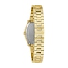 Thumbnail Image 3 of Ladies' Bulova Tank Gold-Tone IP Watch with Diamond Accents and Champagne Dial (Model: 97P160)