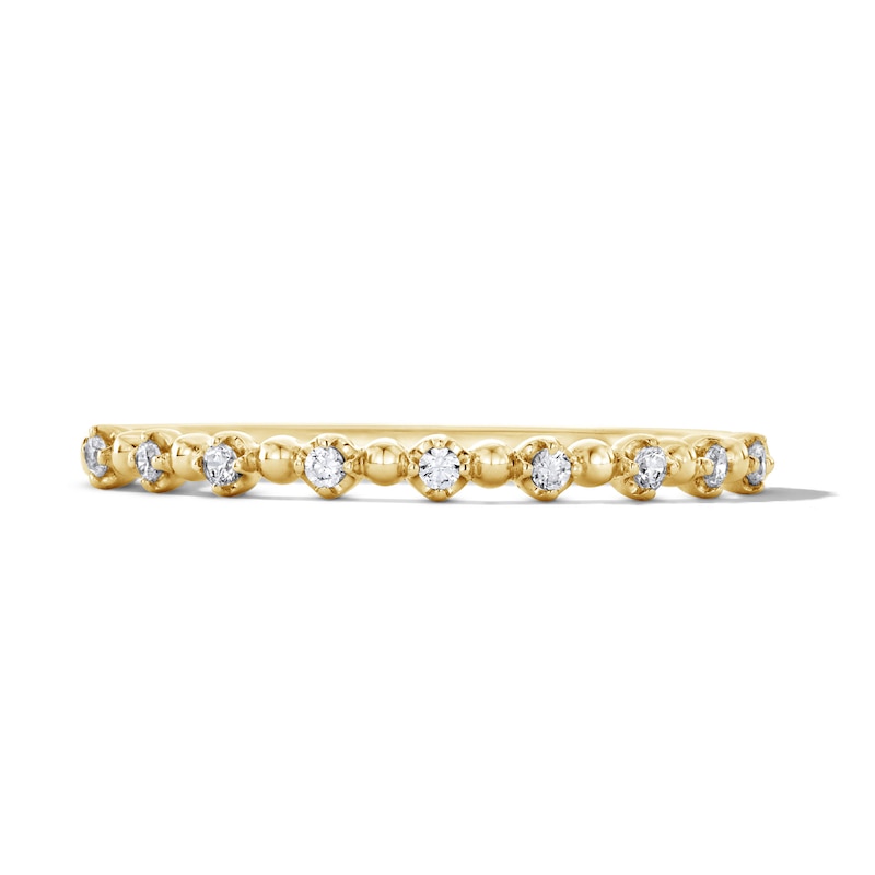 Main Image 1 of 1/15 CT. T.W. Diamond Stackable Anniversary Band in 10K Gold