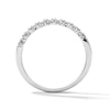 Thumbnail Image 3 of 1/4 CT. T.W. Diamond Multi-Row Anniversary Band in 10K White Gold
