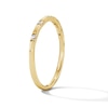 Thumbnail Image 4 of 1/20 CT. T.W. Diamond Stackable Bamboo Anniversary Band in 10K Gold