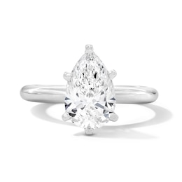 2 CT. T.W. Pear-Shaped Certified Lab-Grown Diamond Solitaire Engagement Ring in Platinum (F/VS2)