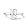 Thumbnail Image 1 of 2 CT. T.W. Oval Certified Lab-Grown Diamond Solitaire Engagement Ring in Platinum (F/VS2)