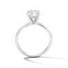 Thumbnail Image 2 of 2 CT. T.W. Oval Certified Lab-Grown Diamond Solitaire Engagement Ring in Platinum (F/VS2)