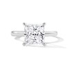 Thumbnail Image 1 of 3 CT. T.W. Princess-Cut Certified Lab-Grown Diamond Solitaire Engagement Ring in Platinum (F/VS2)