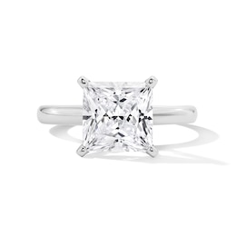 3 CT. T.W. Princess-Cut Certified Lab-Grown Diamond Solitaire Engagement Ring in Platinum (F/VS2)