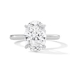 Thumbnail Image 1 of 3 CT. T.W. Oval Certified Lab-Grown Diamond Solitaire Engagement Ring in Platinum (F/VS2)