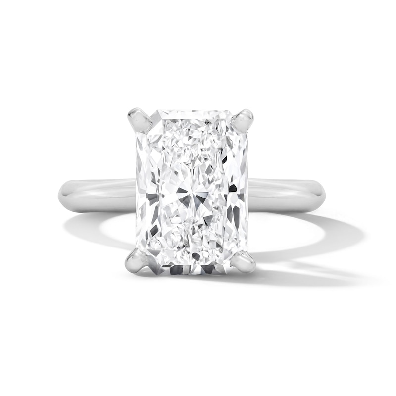 Main Image 1 of 3 CT. T.W. Radiant-Cut Certified Lab-Grown Diamond Solitaire Engagement Ring in Platinum (F/VS2)
