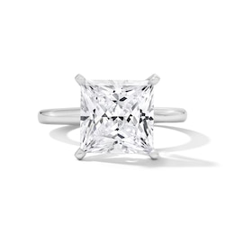 4 CT. T.W. Princess-Cut Certified Lab-Grown Diamond Solitaire Engagement Ring in Platinum (F/VS2)