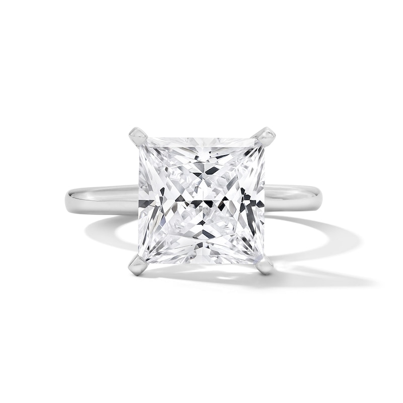 Main Image 1 of 4 CT. T.W. Princess-Cut Certified Lab-Grown Diamond Solitaire Engagement Ring in Platinum (F/VS2)