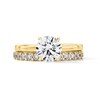 Thumbnail Image 1 of 2 CT. T.W. Certified Lab-Grown Diamond Solitaire Bridal Set in 14K Gold (F/VS2)
