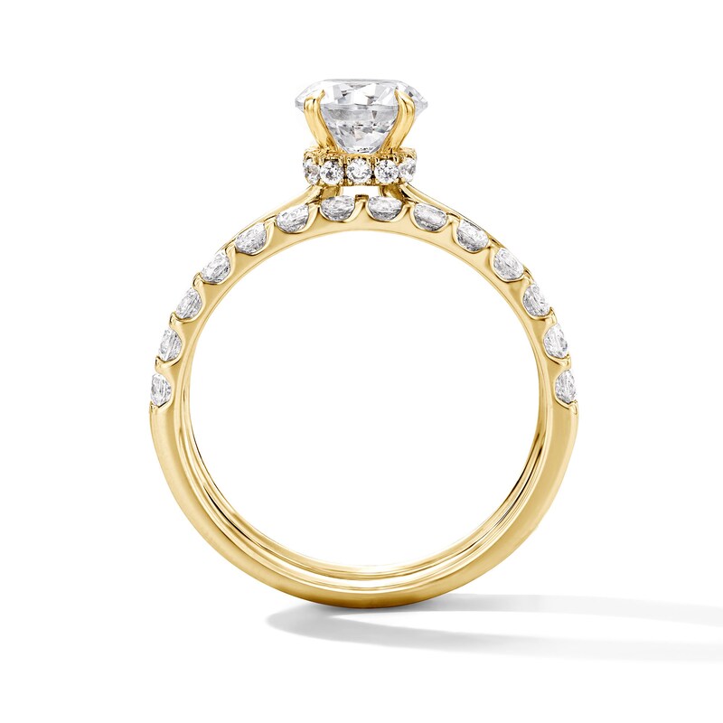 Main Image 2 of 2 CT. T.W. Certified Lab-Grown Diamond Solitaire Bridal Set in 14K Gold (F/VS2)
