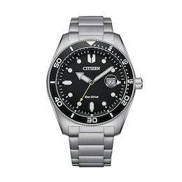 Men's Citizen Eco-Drive® Sport Casual Watch with Black Dial (Model: AW1760-81E)