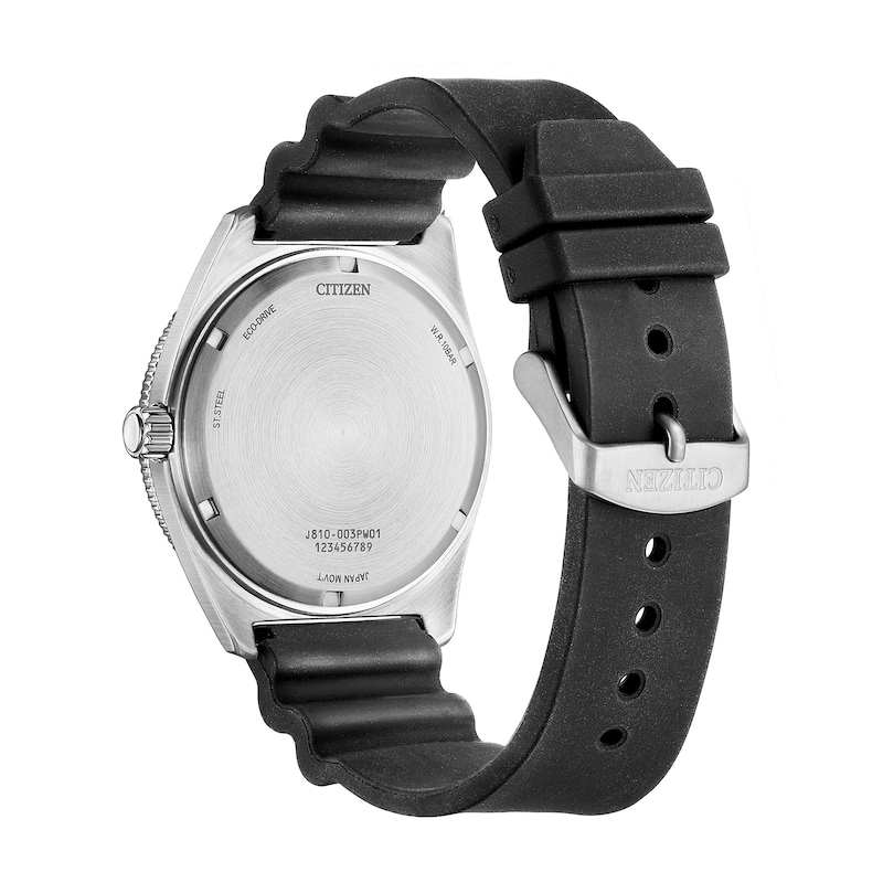 Main Image 2 of Men's Citizen Eco-Drive® Sport Casual Watch with Blue Dial and Black Strap (Model: AW1760-14X)