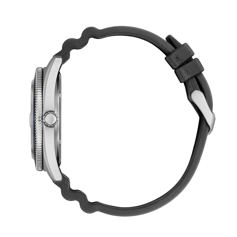 Main Image 3 of Men's Citizen Eco-Drive® Sport Casual Watch with Blue Dial and Black Strap (Model: AW1760-14X)