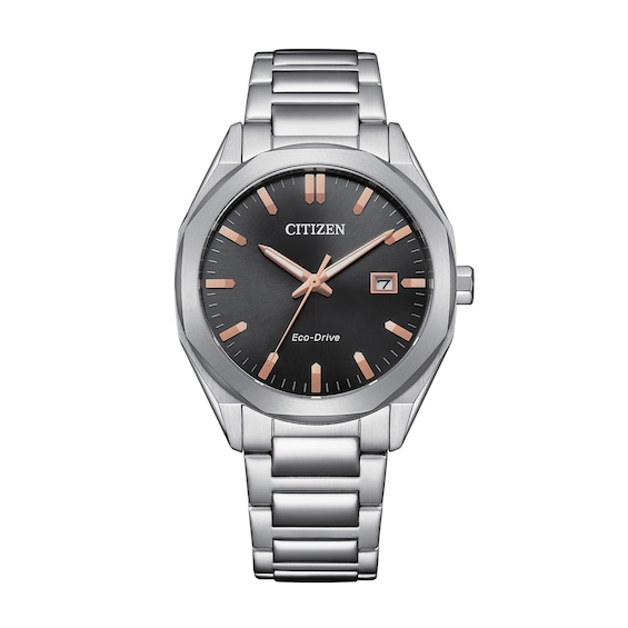 Men's Citizen Eco-Drive® Watch with Black Dial (Model: BM7620-83E)