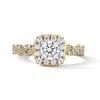 Thumbnail Image 1 of 1 CT. T.W. Certified Lab-Grown Diamond Frame Engagement Ring in 14K Gold (F/VS2)