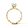 Thumbnail Image 2 of 2 CT.T.W. Radiant Certified Lab-Grown Diamond Solitaire Bridal Set in 14K Gold (F/VS2)