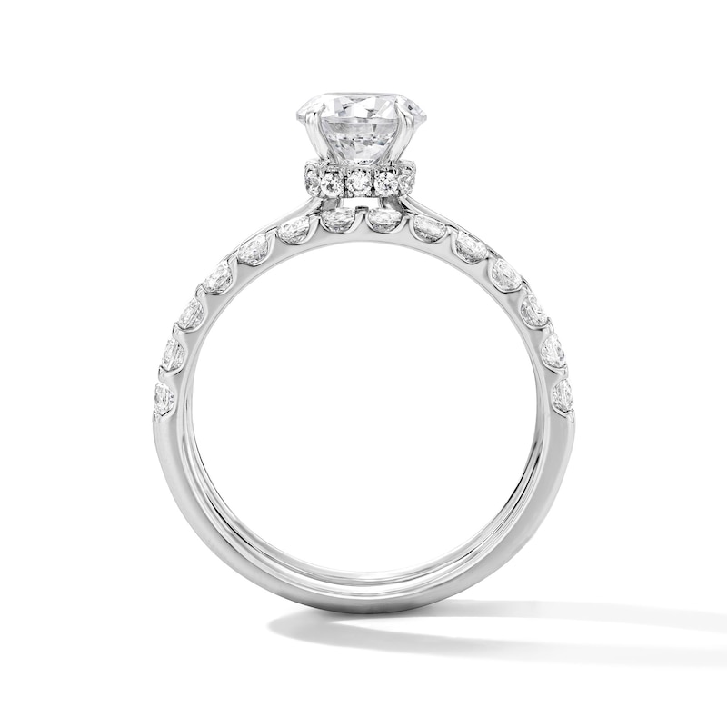 Main Image 2 of 2 CT. T.W. Certified Lab-Grown Diamond Solitaire Bridal Set in 14K White Gold (F/VS2)