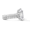 Thumbnail Image 3 of 2 CT. T.W. Marquise-Cut Certified Lab-Grown Diamond Solitaire Bridal Set in 14K White Gold (F/VS2)