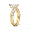 Thumbnail Image 4 of 2 CT. T.W. Marquise-Cut Certified Lab-Grown Diamond Solitaire Bridal Set in 14K Gold (F/VS2)